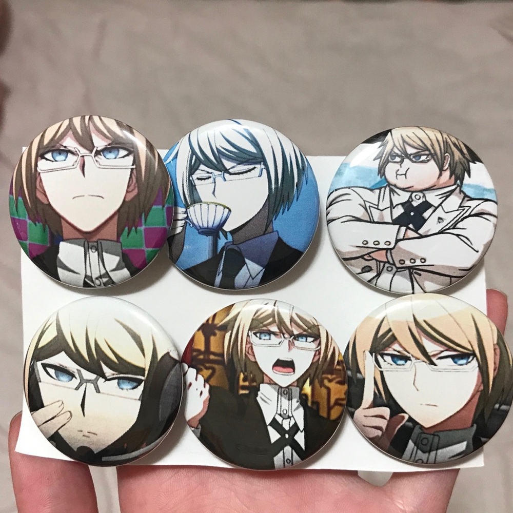 Danganronpa Byakuya Togami Pinback Bu…
